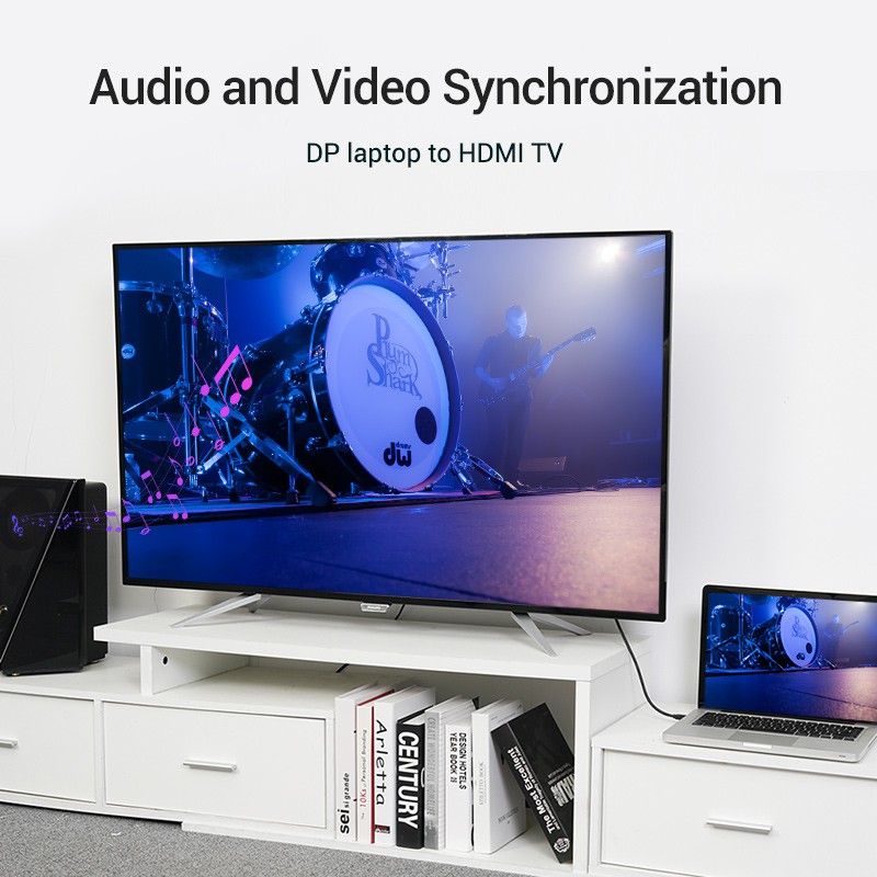 Vention Cáp Chuyển Đổi dp Sang hdmi 1080p 60hz Cho pc laptop tv