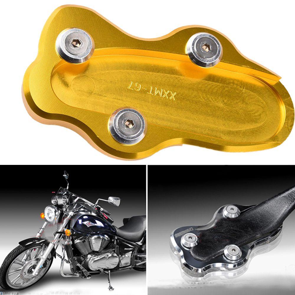 YNATURAL Đệm Chân Chống Đứng Mở Rộng Cho Xe Mô Tô Kawasaki VN900 2007-2015