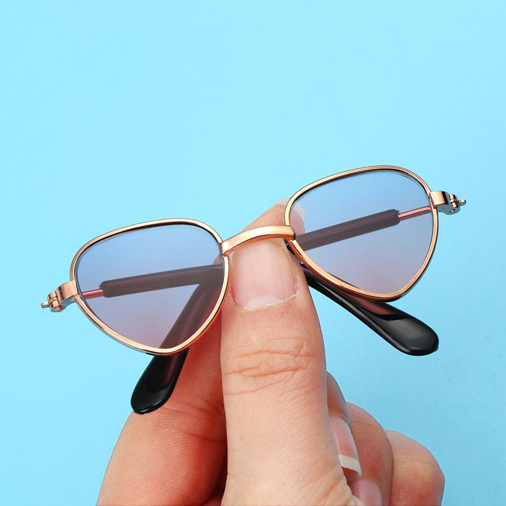 Kính mát hình trái tim nhiều màu sắc thời trang cho búp bê