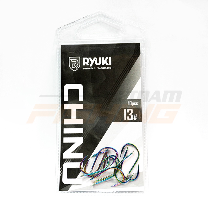 Lưỡi Câu RYUKI Chinu, Lưỡi câu đơn, lưỡi câu đài, Lưỡi câu cá chép, Trắm – Han Fishing