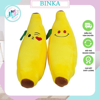 Quả chuối nhồi bông - gối ôm gấu bông thú bông hình quả chuối siêu mềm mịn