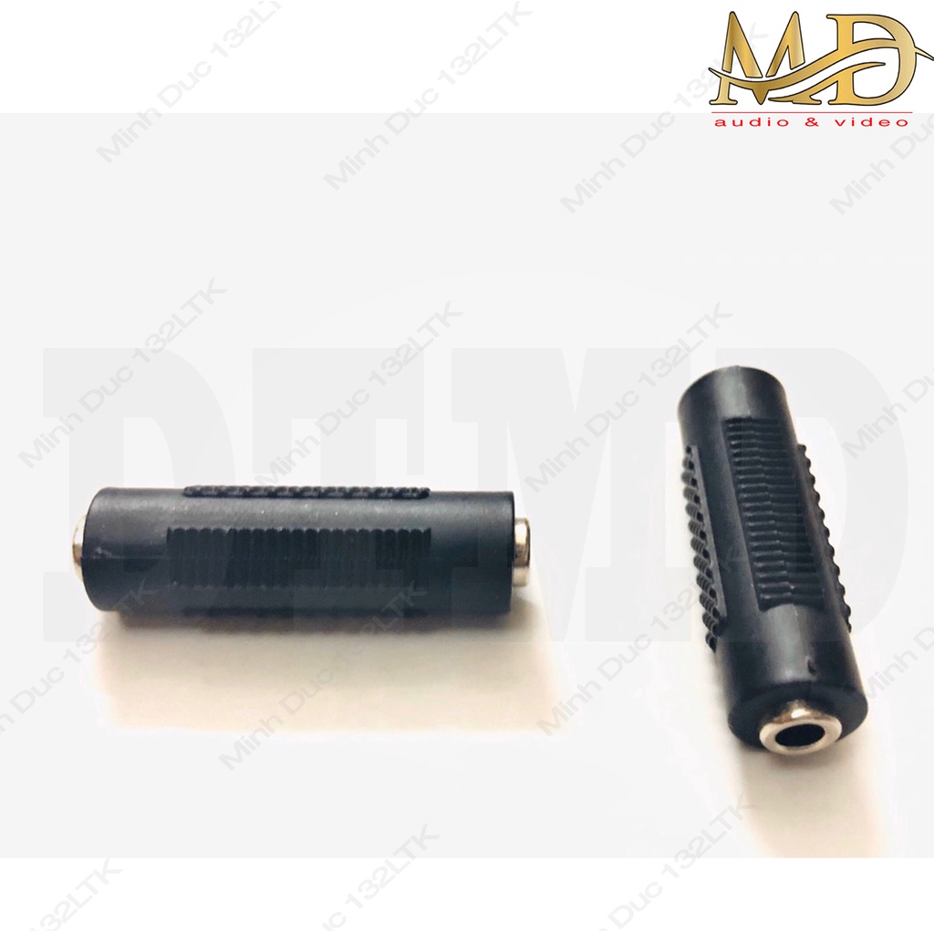 Jack 3.5mm female to 3.5 mm female, đầu giắc nối 3.5 ly 2 đầu cái. nối 6.5mm