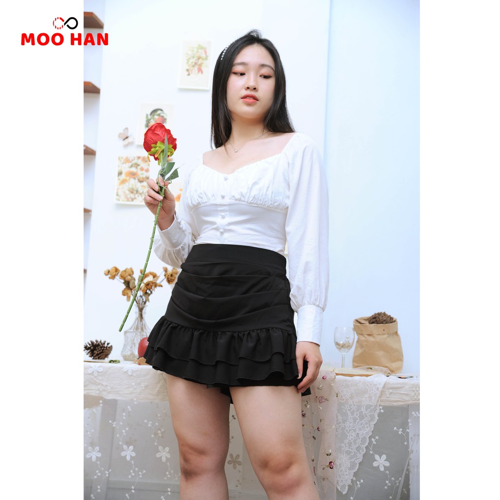 [HÀNG MỚI VỀ] CHÂN VÁY BIGSIZE BÈO NHÚN CÓ LÓT QUẦN | BigBuy360 - bigbuy360.vn