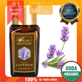 Tinh dầu Lavendin nguyên chất 10ml nhập từ Pháp giúp thư giãn dễ ngủ