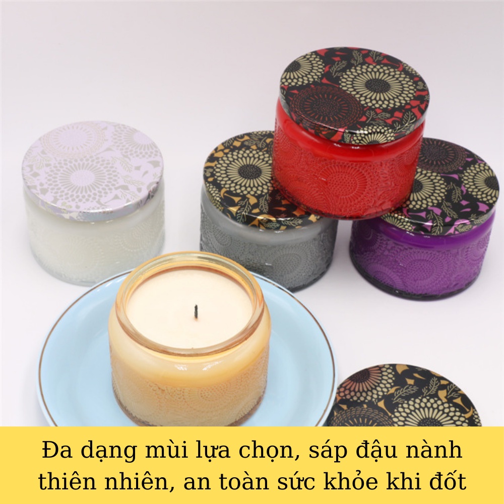 Nến thơm khử mùi CHILLAX decor trang trí phòng tinh dầu thơm thư giãn sáp thơm đậu nành thiên nhiên BẢN DÙNG THỬ