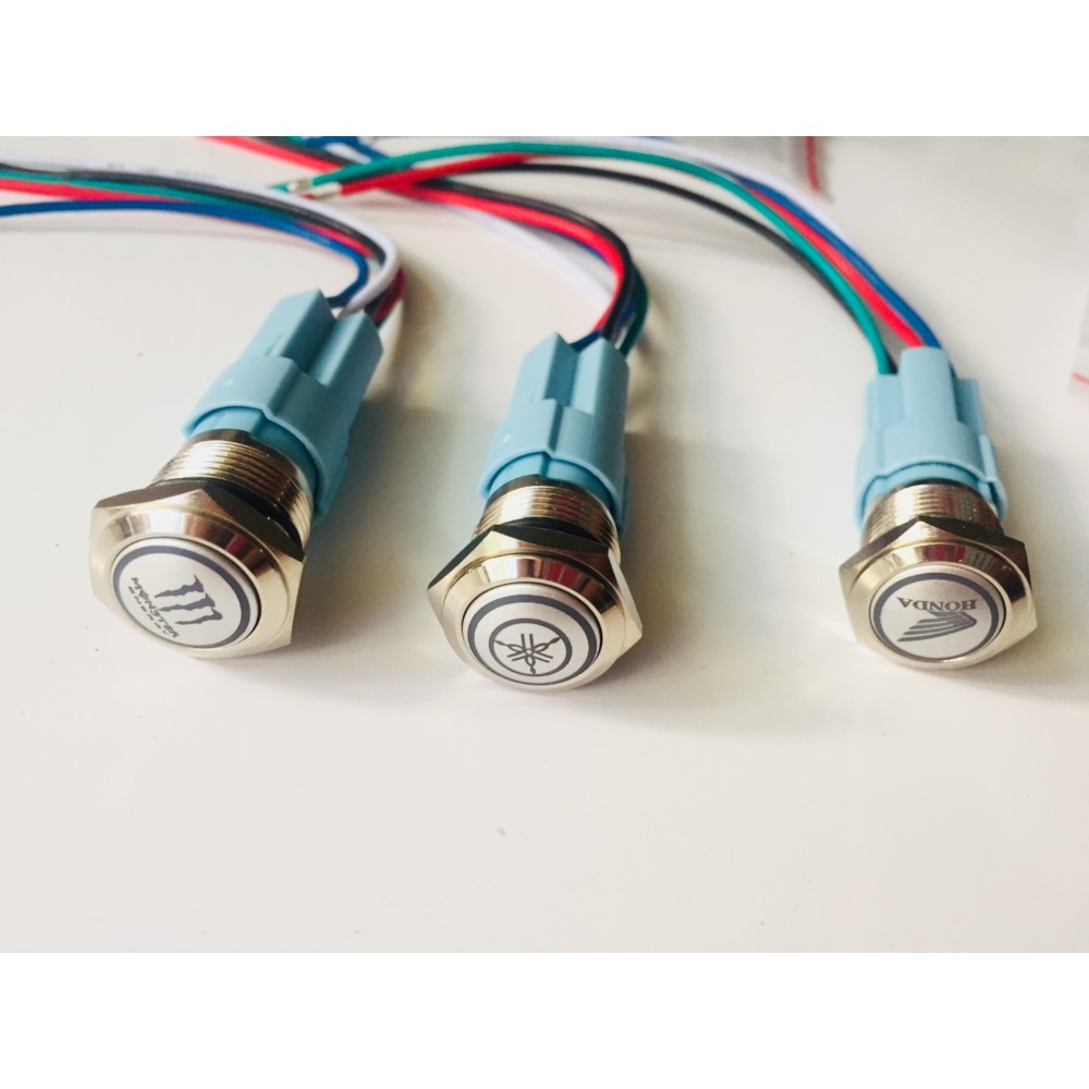 Công tắc led Logo Honda - Yamaha - Monster