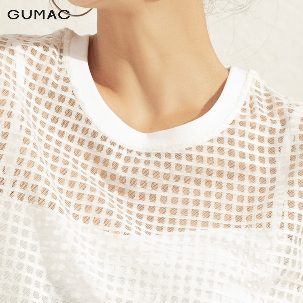 Áo croptop lưới ATA1148 GUMAC (Không gồm áo dây) | BigBuy360 - bigbuy360.vn