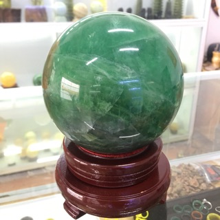 Quả  cầu phong thuỷ đá fluorite tự nhiên 2,76kg