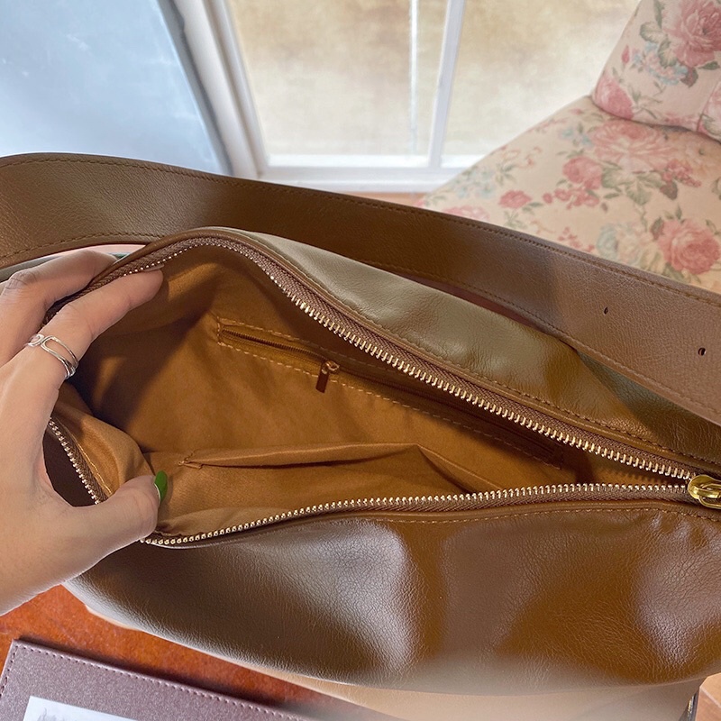 TÚI TOTE DA MỀM BASIC ĐEO CHÉO KÍCH THƯỚC LỚN