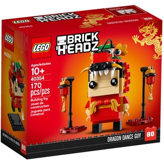 Đồ Chơi Lắp Ráp LEGO Brickheadz 40354 Anh Chàng Múa Rồng (170 chi tiết)