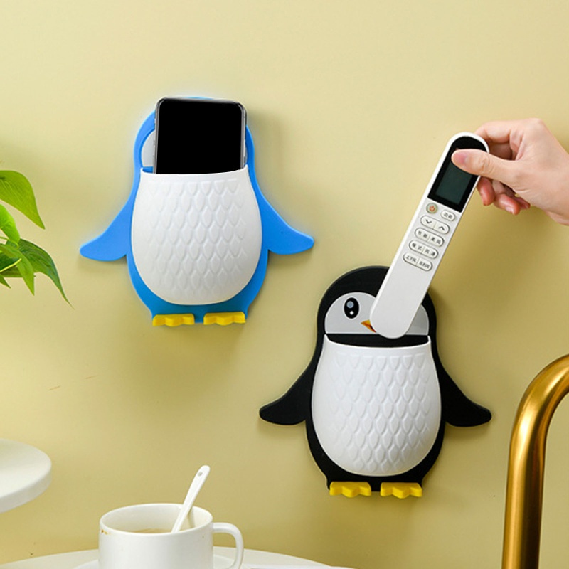 Giá Đỡ Bàn Chải Đánh Răng Gắn Tường Hình Chim Cánh Cụt Hoạ