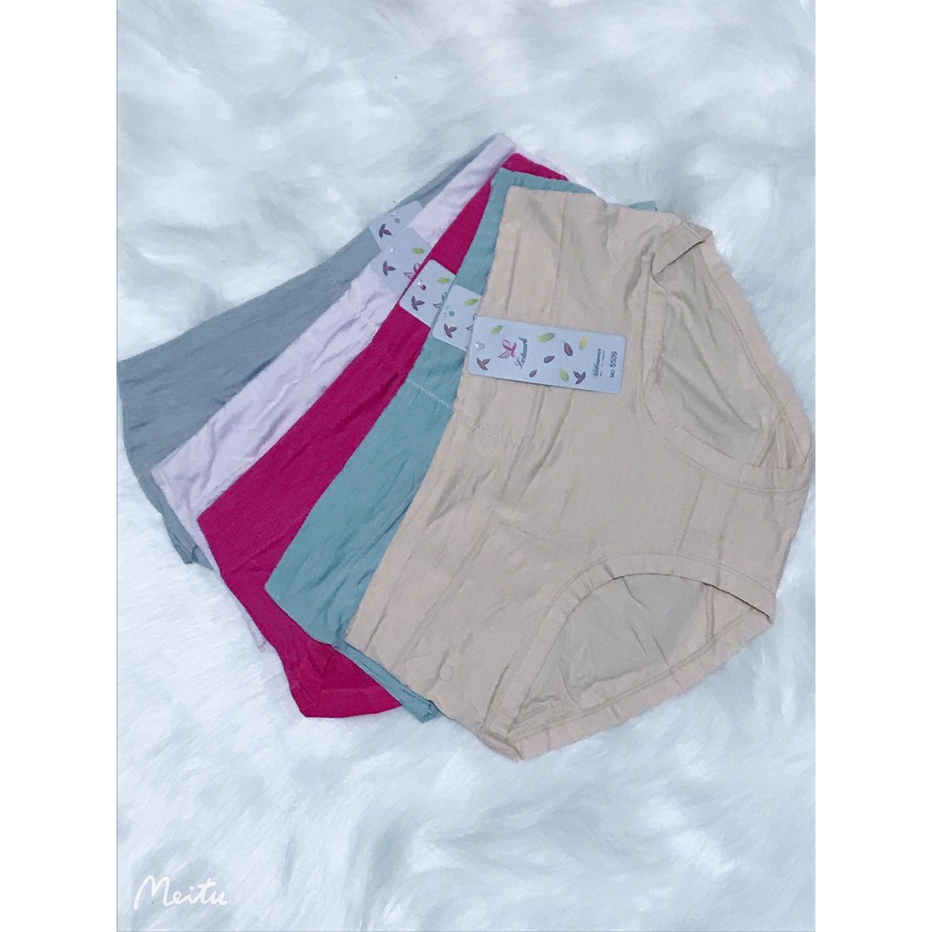 Combo Quần Lót Nữ Cotton 100% Thấm Hút Tốt Lưng Cao Mềm Mại Hieu Store24h - 5509