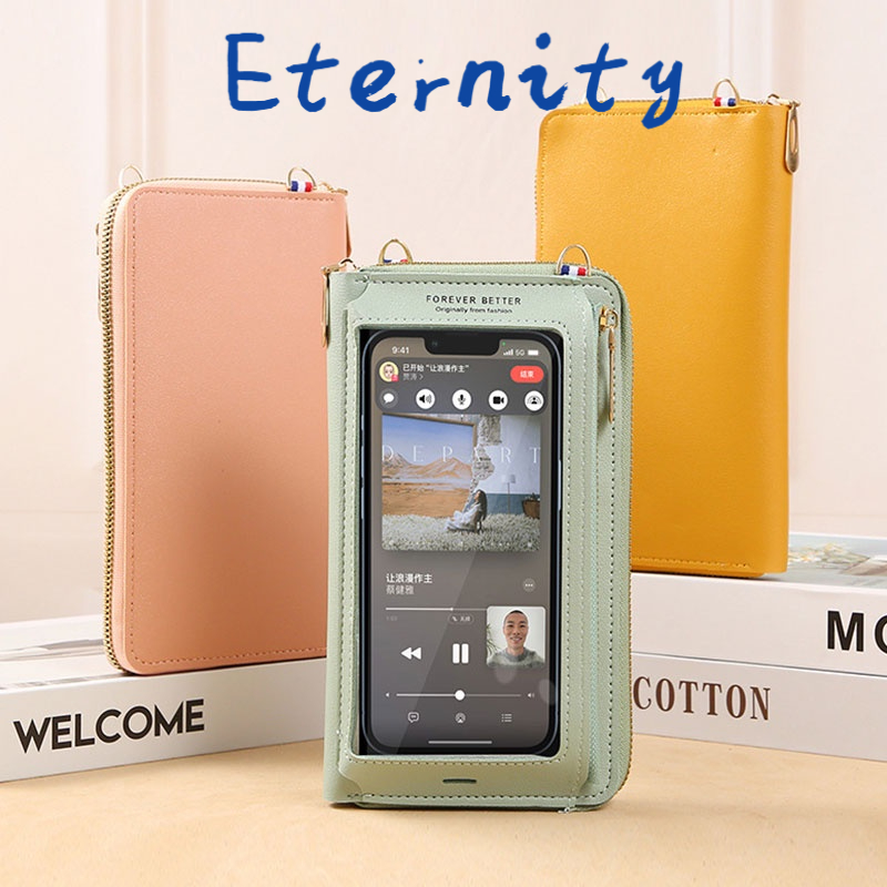 Túi Đựng Điện Thoại mini Đeo Chéo Một Bên Vai Đa Năng Chạm Được Màn Hình Cảm Ứng