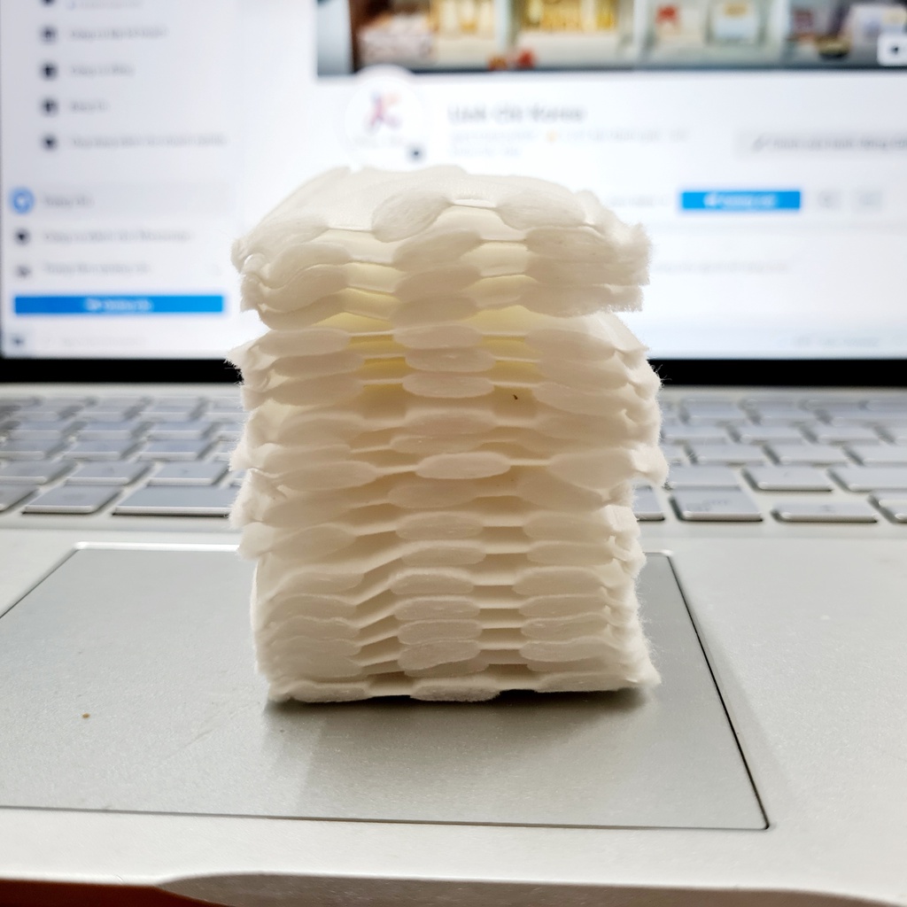 (Có video kèm theo) Bông tẩy trang Cotton pad 222 miếng