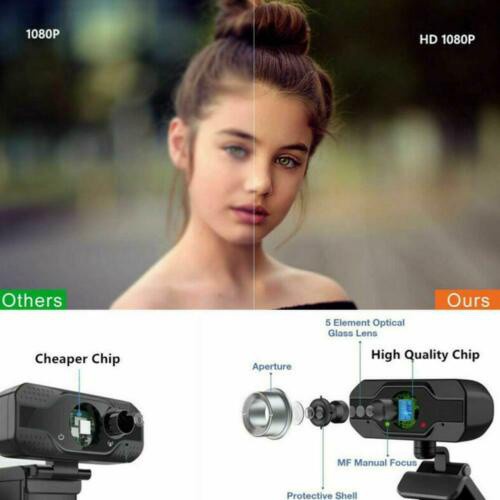 Toàn Bộ Webcam Hd 1080p 30fps 1m Pixels Usb Tích Hợp Micro Cho Pc Web Laptop O2P4