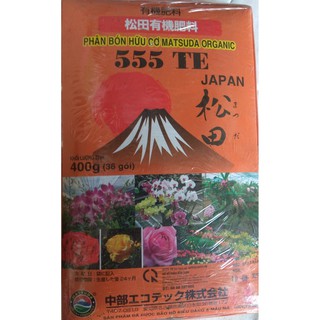 Phân bón hữu cơ nhật bản matsuda organic 555 + te - gói 36 túi
