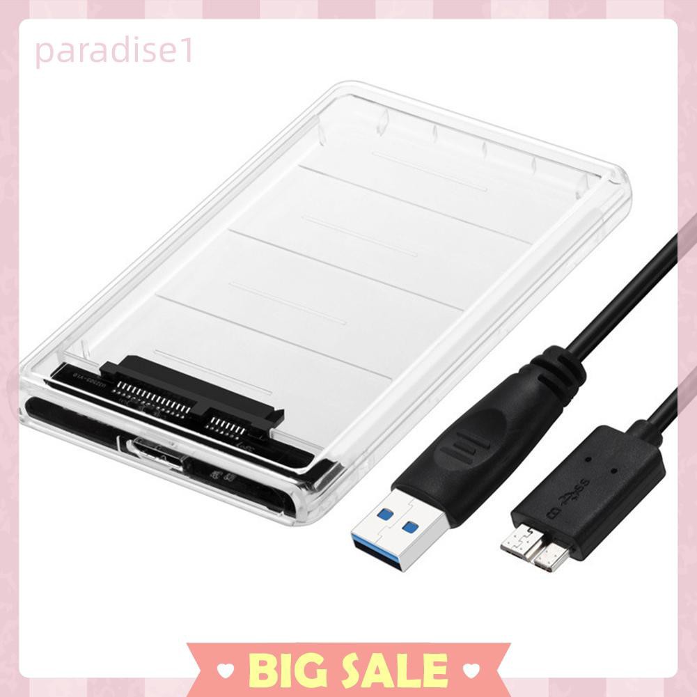 Hộp Đựng Ổ Cứng Trong Suốt 2.5 inch HDD SSD SATA Sang USB 3.0