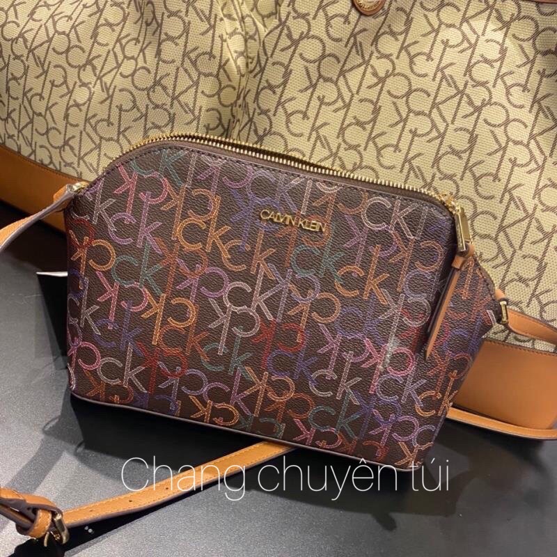 (SALE) Túi Ck đeo chéo phối màu