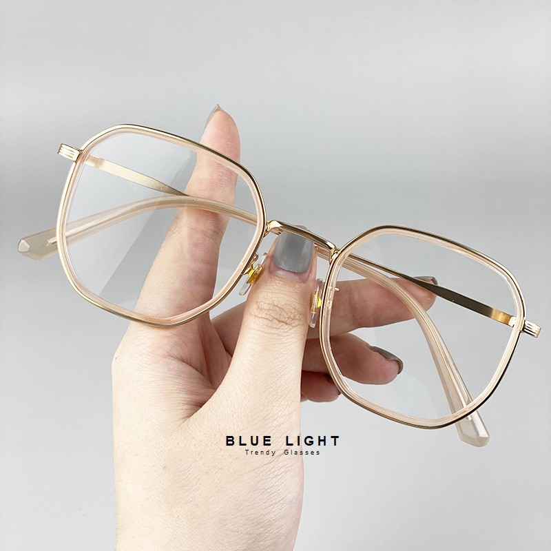 Kính Giả Cận Chống Ánh Sáng Xanh, Gọng Kính Cận Nam Nữ Mắt Vuông Siêu Nhẹ Không Độ Hàn Quốc - BLUE LIGHT SHOP | BigBuy360 - bigbuy360.vn