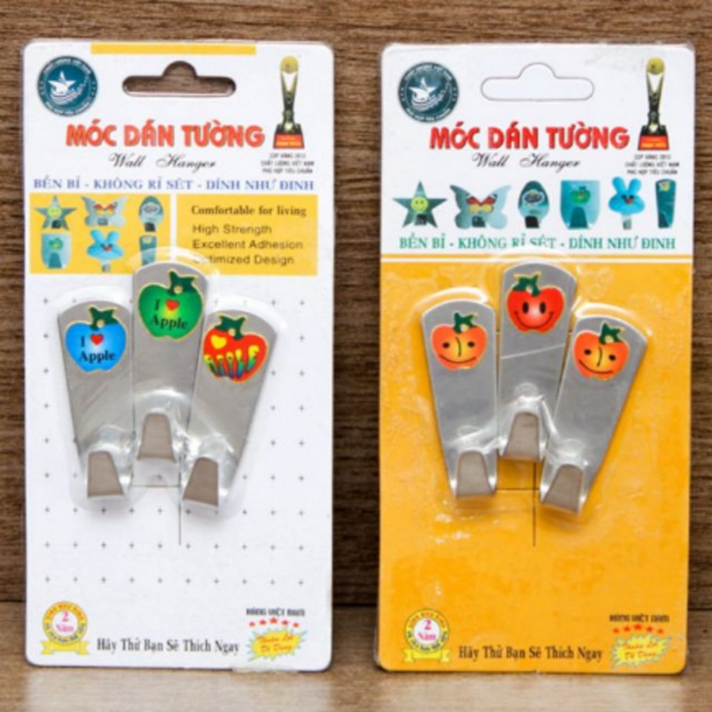 MÓC DÁN TƯỜNG INOX