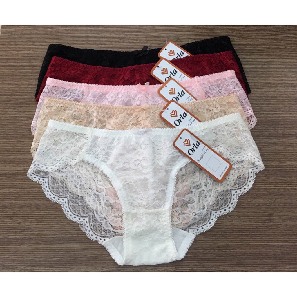 Combo 5 Quần Lót Ren Lưới Siêu Sexy, Gợi Cảm, Siêu Mỏng Mềm Mịn Quyến Rũ H055