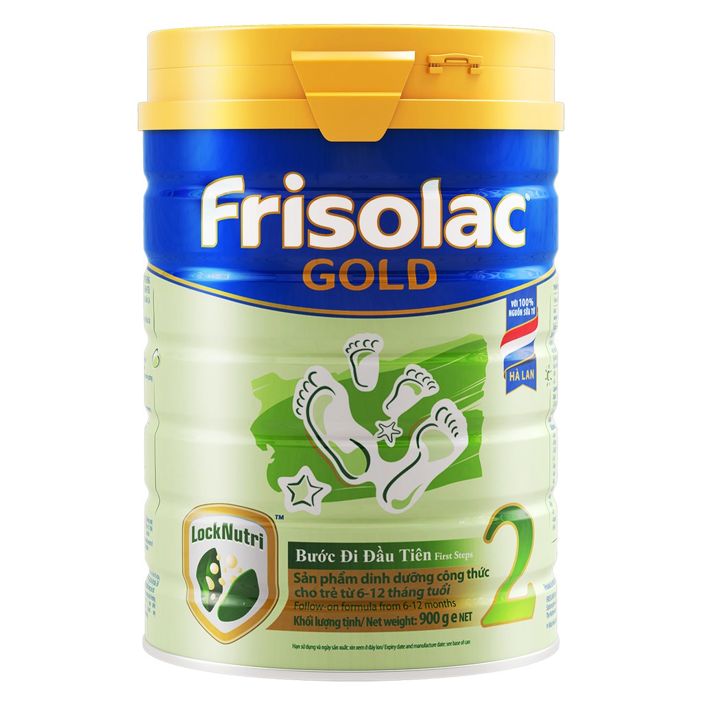 Sữa Frisolac Gold 2 900g (6-12 tháng)