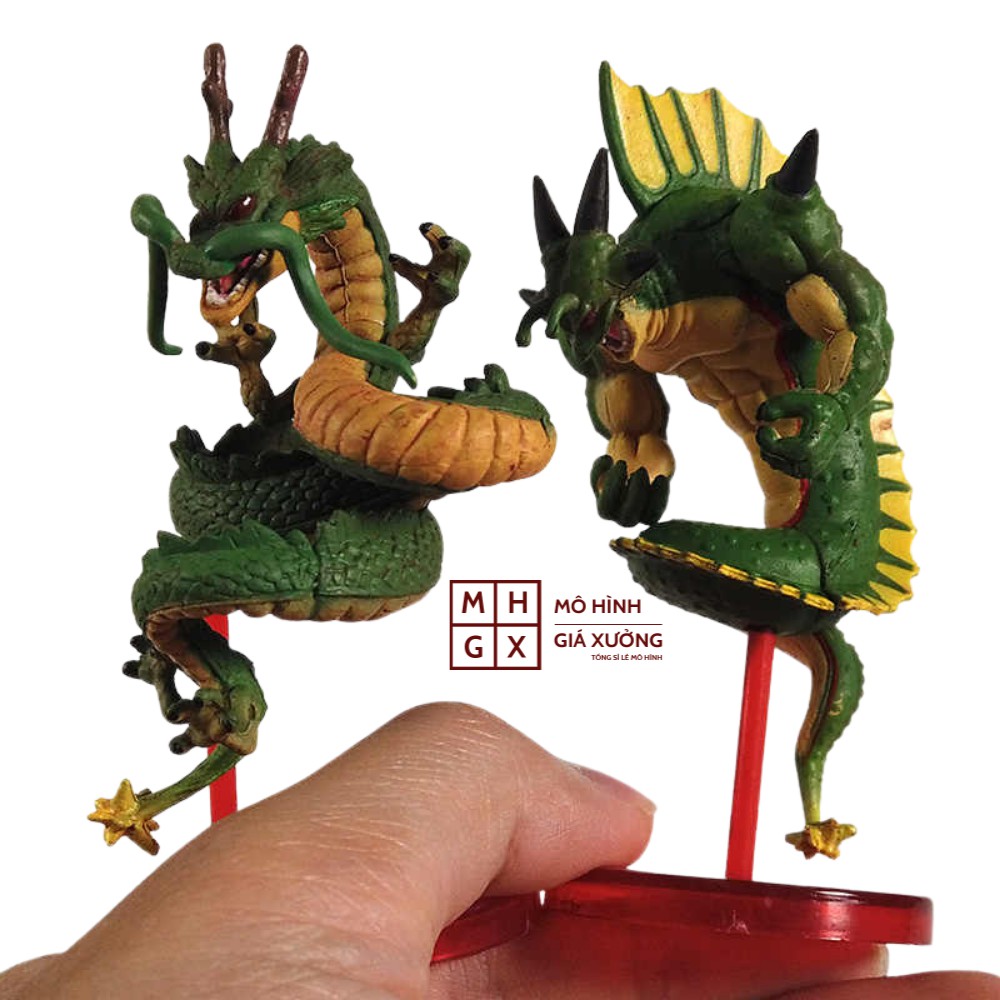 Mô hình Rồng Shenron và Porunga - Cao 9cm , Có Thể Làm Móc Chìa Khóa - Tượng Figure Songoku Dragonball