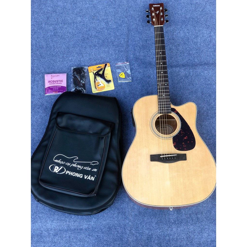 Đàn guitar Yamaha F370CEQ, tặng kèm phụ kiện đàn