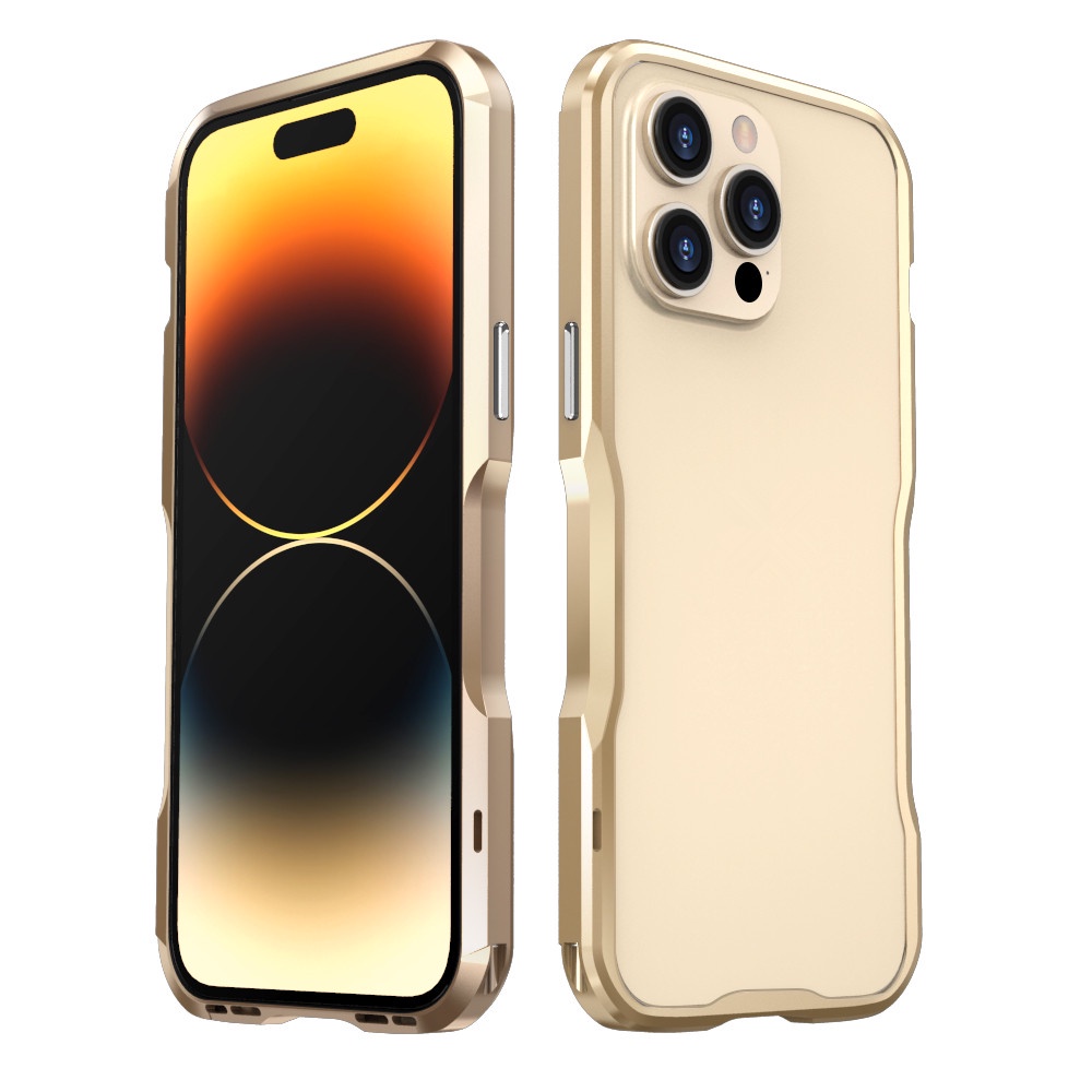 Metal Bumper Compatible For iphone 14 13 12 11 Pro Max Shockproof Armor Phone Case for iphone 14 Plus irregularly Aluminum Frame Cover