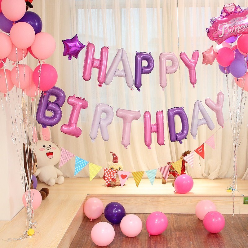 Bộ Bong Bóng 16 Inch Trang Trí Tiệc Sinh Nhật