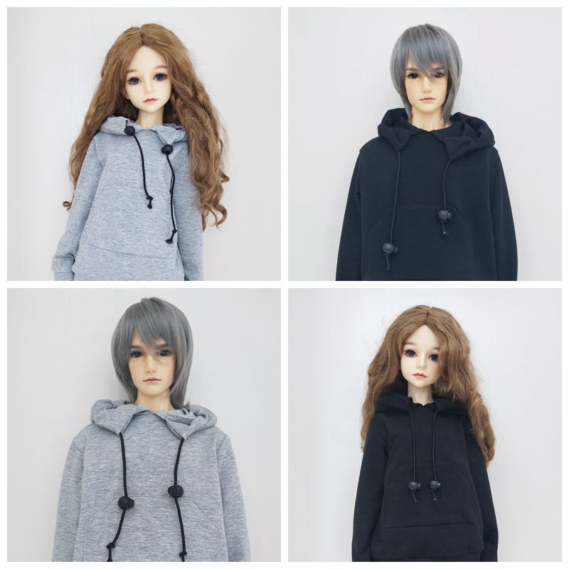 Áo sweater Có Mũ Trùm Thiết Kế Xinh Xắn Cho Búp Bê 1/3 1/4 1/6