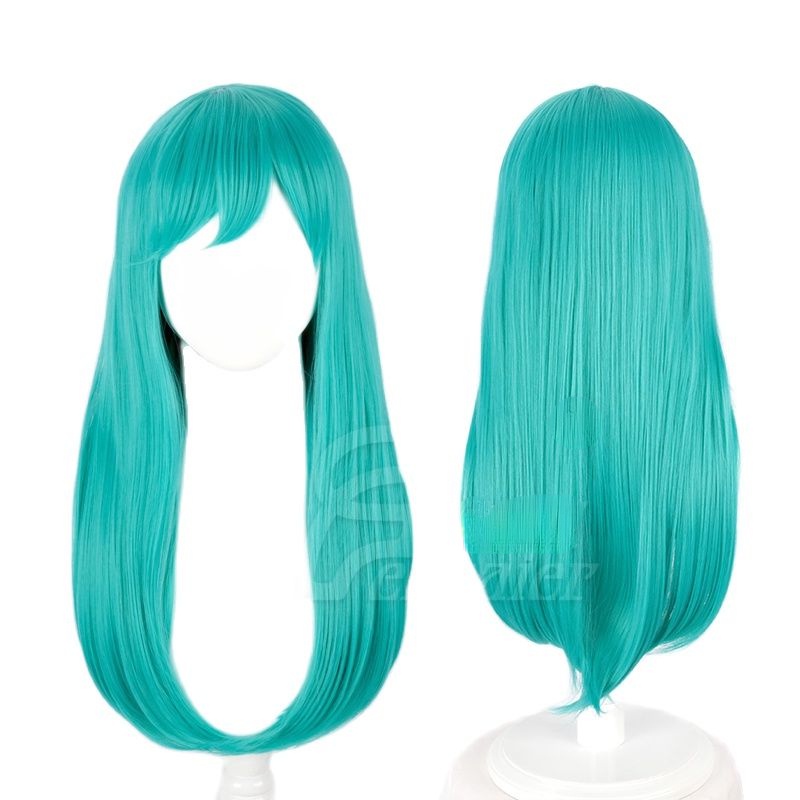 Bộ Tóc Giả Xoăn Lọn To 65cm Màu Xanh Lá Dùng Hóa Trang Tiệc Halloween