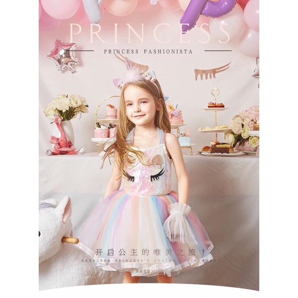 Váy nỉ ngựa bé gái