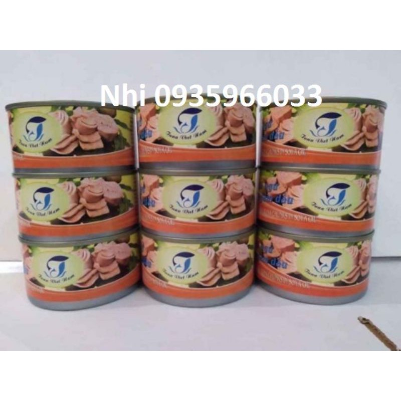 Cá ngừ ngâm dầu Skipjack/ Yellowfin Tuna chunk (miếng) 160gr/ lon | BigBuy360 - bigbuy360.vn