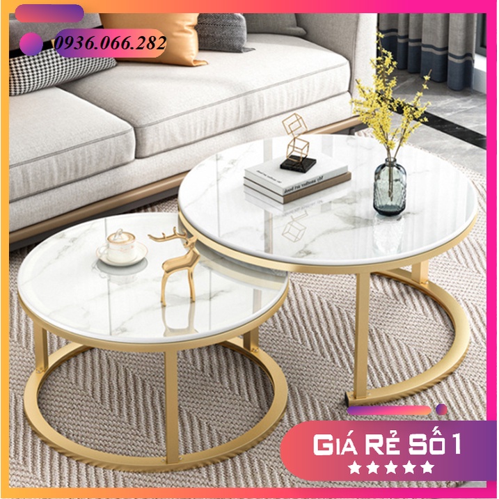 Bàn trà gỗ sofa bàn trà Đôi phòng khách  Khung Thép Tĩnh Điện Sang Trọng Mẫu Bàn Tiếp Khách