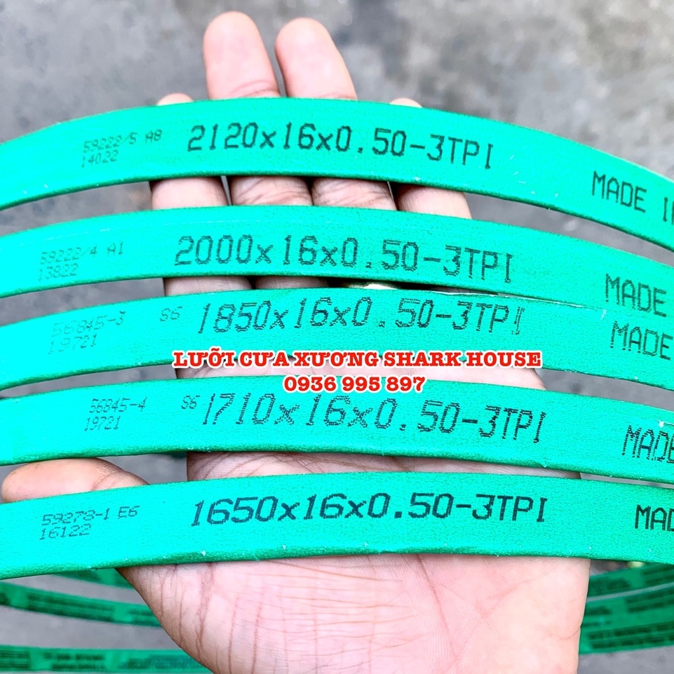 Lưỡi cưa xương thịt đông lạnh Anh Quốc loại 2120mm cho năng suất gấp 2-3 lần lưỡi cưa thông thường - SỈ GIÁ TỐT