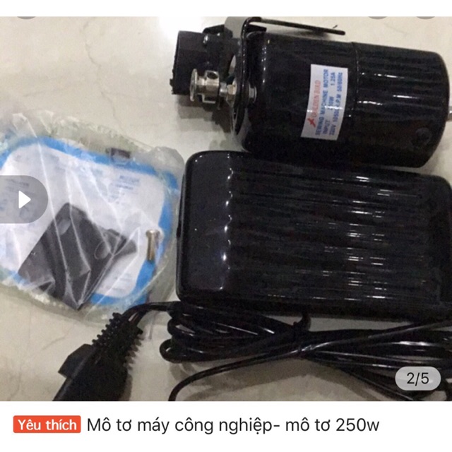 Mô tơ máy may công nghiệp- mô tơ 250w