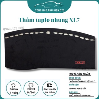 Thảm taplo nhung chống nắng xe suzuki xl7 2019-2020-2021-2022-2023-2024 nhung lông cừu hàng siêu đẹp