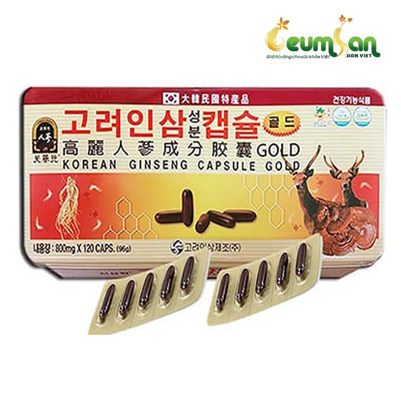 VIÊN HỒNG SÂM LINH CHI NHUNG HƯƠU HỘP 120 VIên