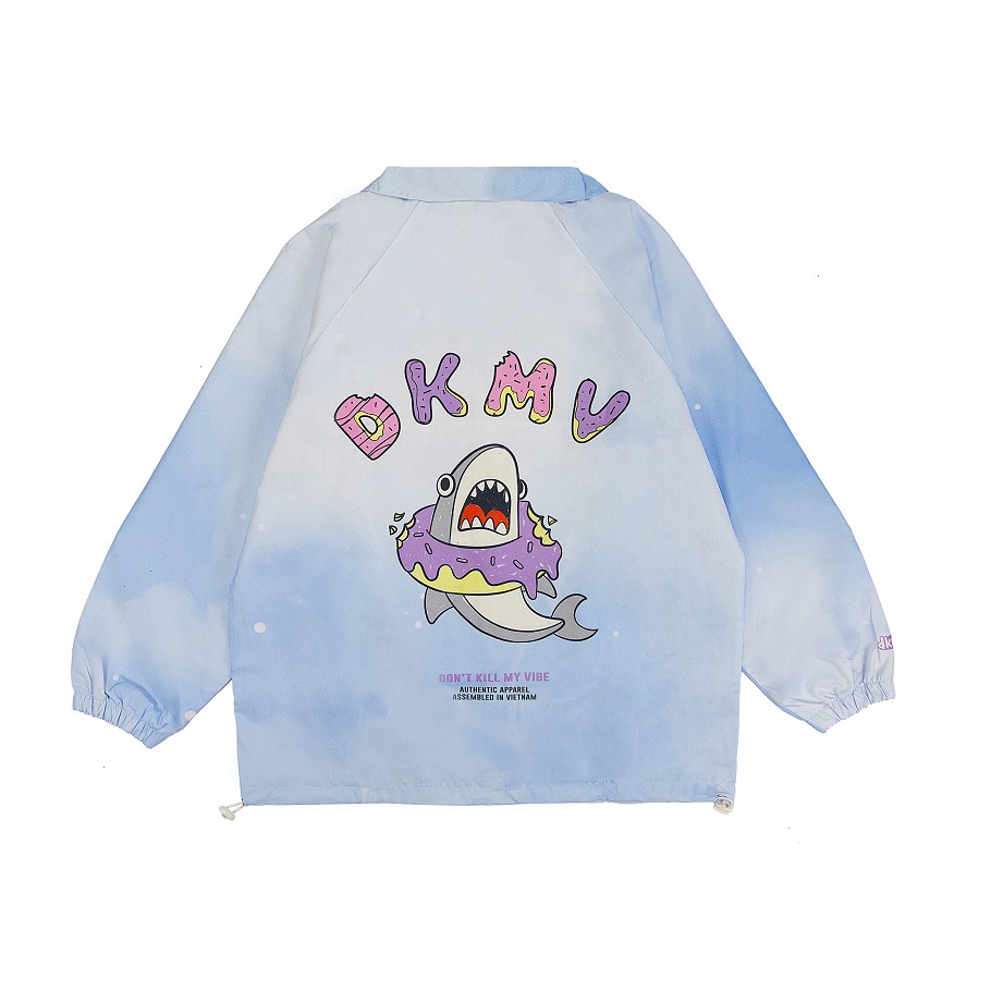 Áo khoác nữ vải dù in hình Don't Kill My Vibe | Donut Jacket