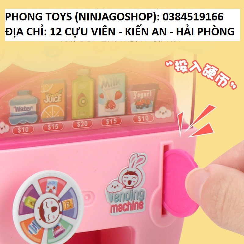 Máy bán nước thỏ Cony siêu dễ thương (ảnh thật shop tự chụp)