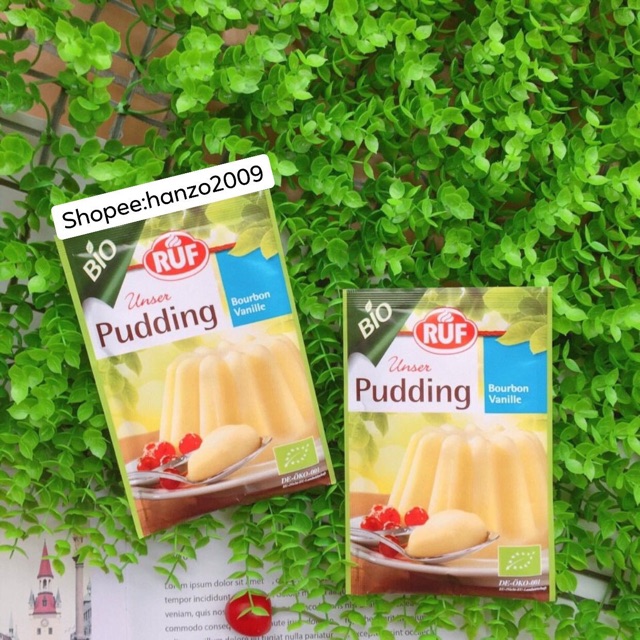 Bột Pudding Vani  Hữu Cơ Ruf Gói 40g