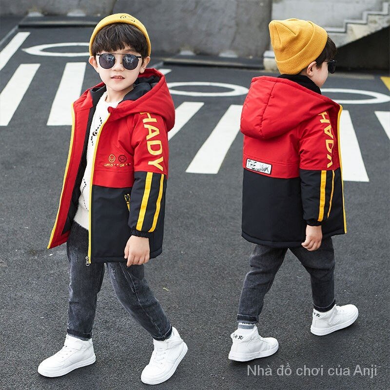 Boy Thick Coat Autumn And Winter Cotton Coat Kids Winter Coat