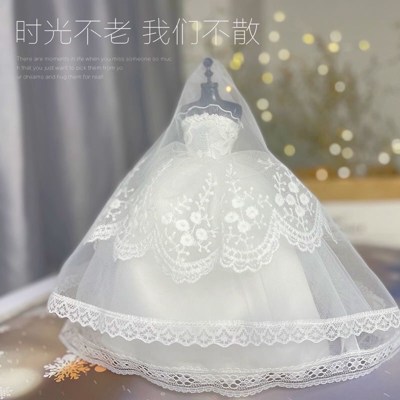 Mô Hình Hộp Nhạc Váy Cưới Mini Cao Cấp