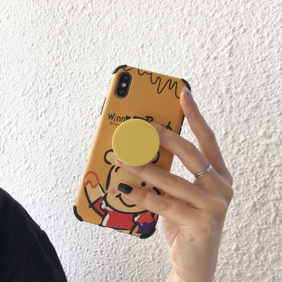 Giá Đỡ Điện Thoại Iring Poc Trắng Đen Đơn Giản