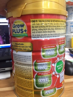 Sữa bột NutiFood Grow Plus+ 780g ( dưới 1y)