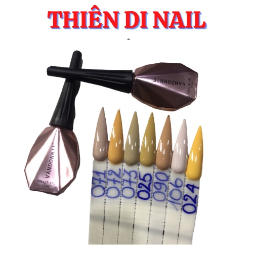 Sơn Gel VANDONNIE bảng màu 24-106 Thiên Di Nail