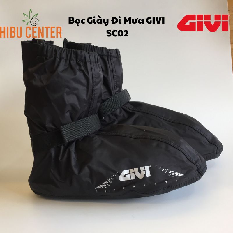 Ủng Đi Mưa GIVI Sc02 Màu Đen - Bọc Giầy Đi Mưa Givi | Chuyên Dụng Đi Mưa - Chính Hãng Givi | Hibucenter