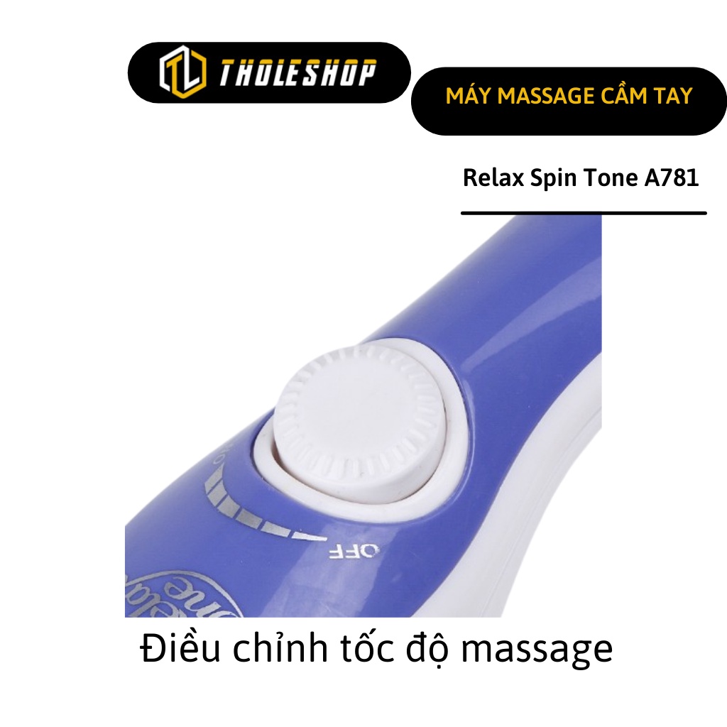 Máy massage cầm tay Relax Spin Tone A781 cắm điện giúp lưu thông tuần hoàn khí huyết thư giãn cơ thể 1043