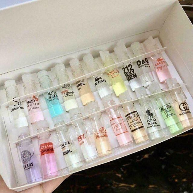 Set 20 Lọ Nước Hoa Mini Hàng Xuất Khẩu Chất Lượng Cao - nước hoa nỗi tiếng lưu hương cực lâu - hương thơm quyến rũ | BigBuy360 - bigbuy360.vn
